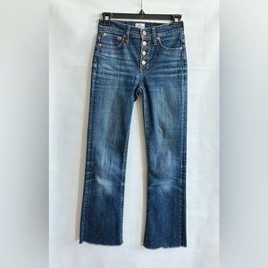 J Crew Denim Billie Demi Boot Crop Jeans Size 23